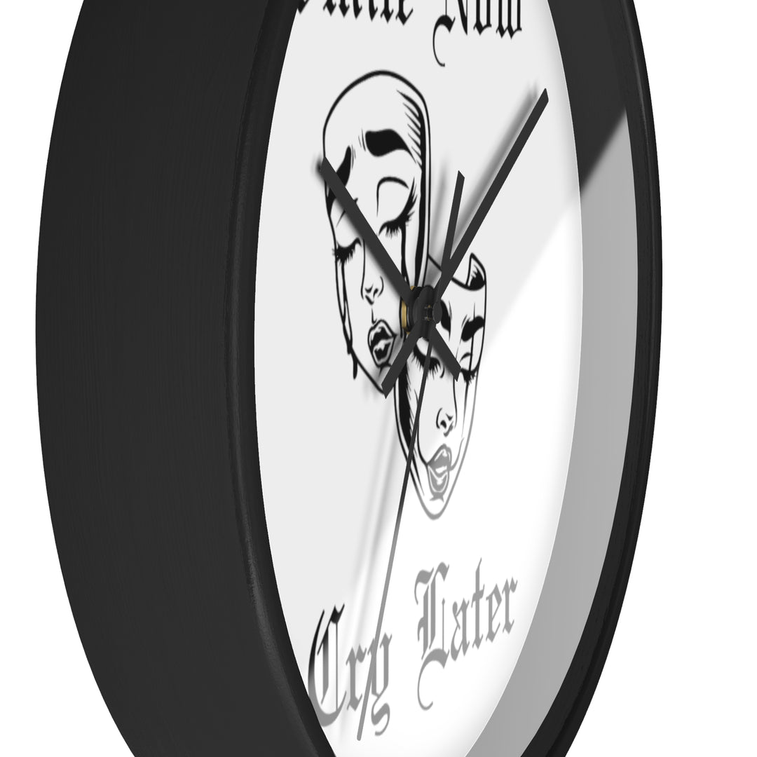 Smile Now Cry Later Wall Clock