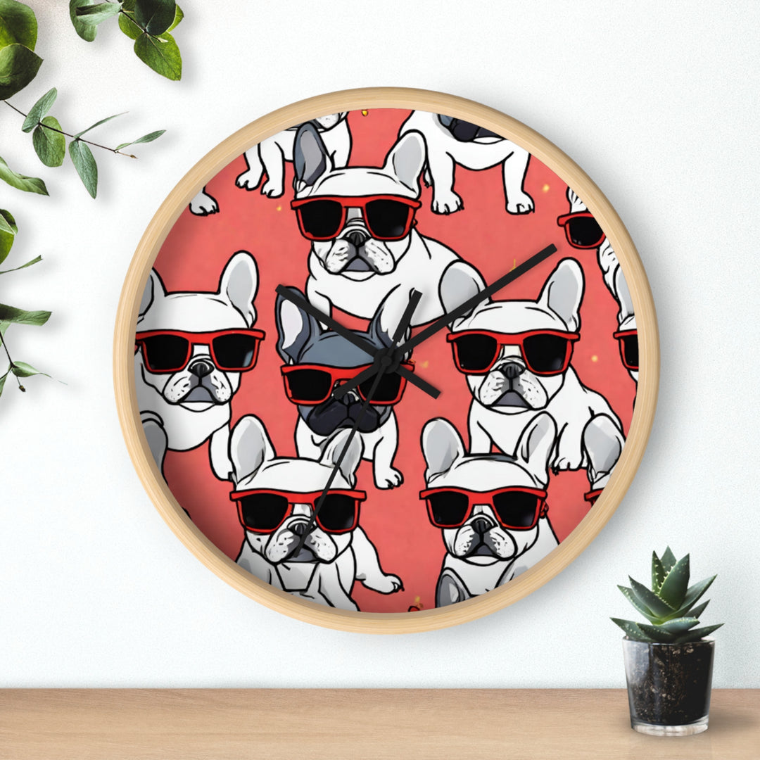 Frenchie Warhol Wall Clock