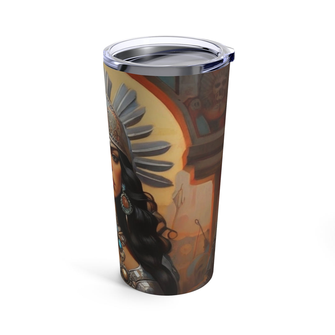 Mexican Warrior Princes Tumbler 20oz