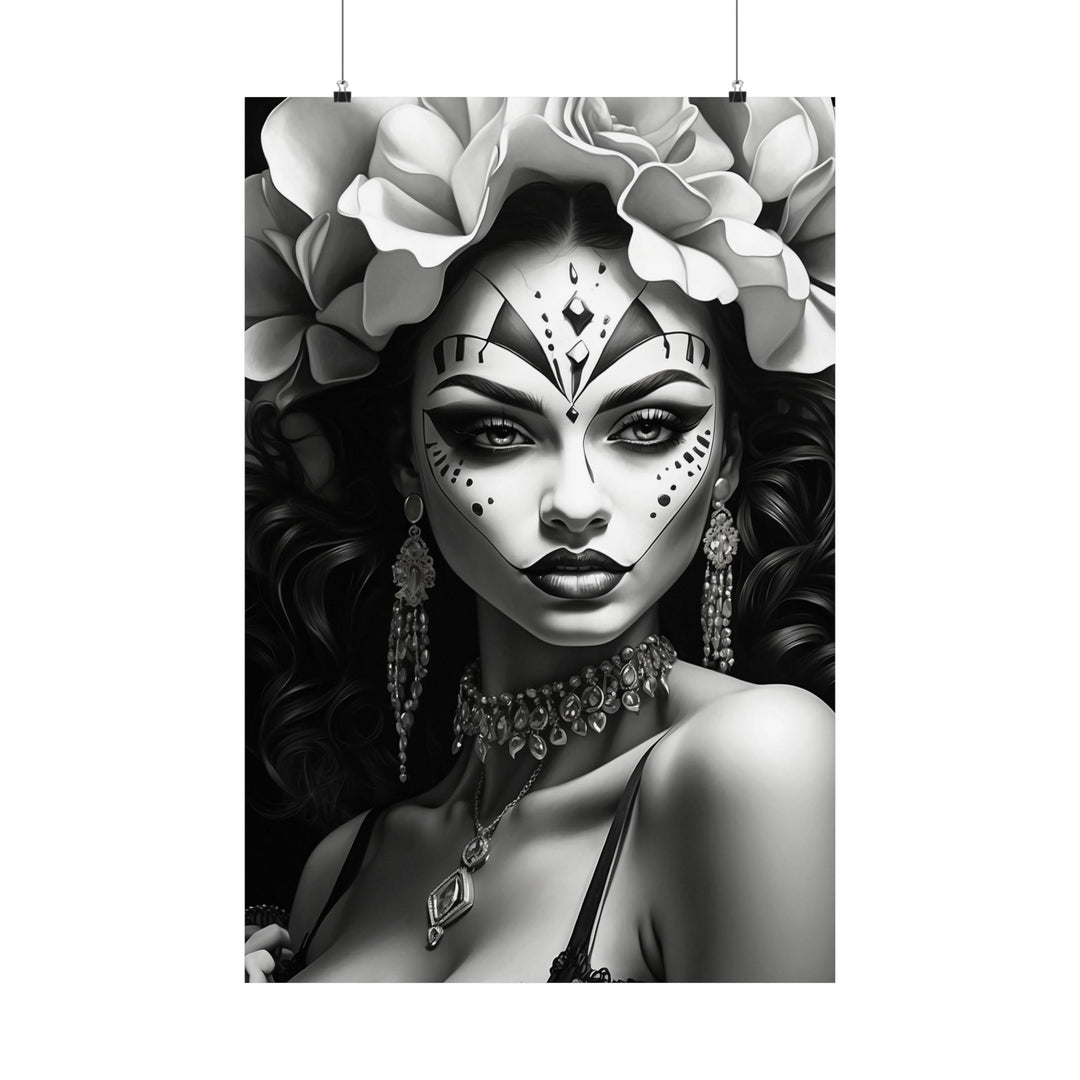 Payasa Chicano Art Matte Vertical Posters