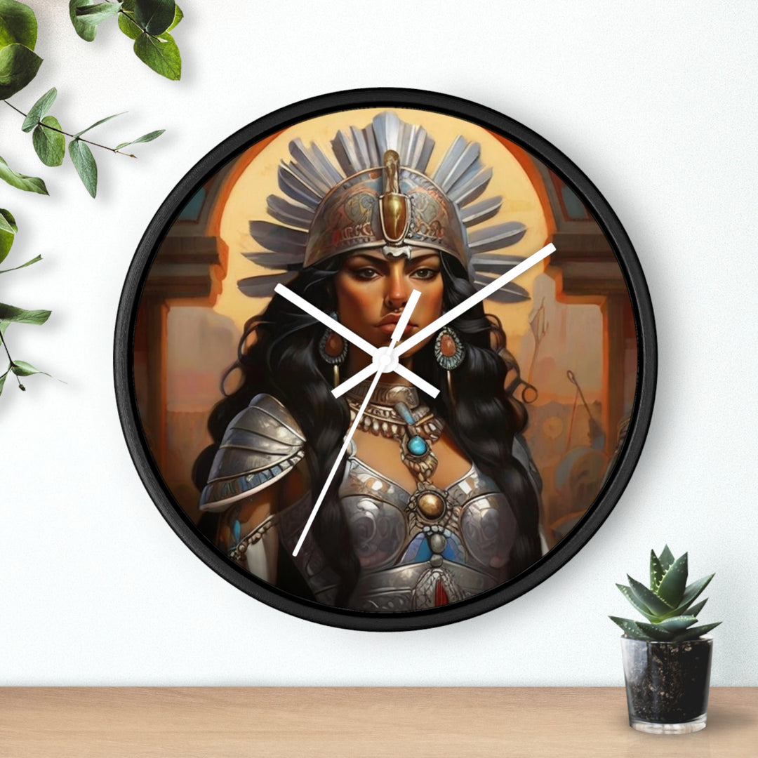 Aztec Princess Wall Clock