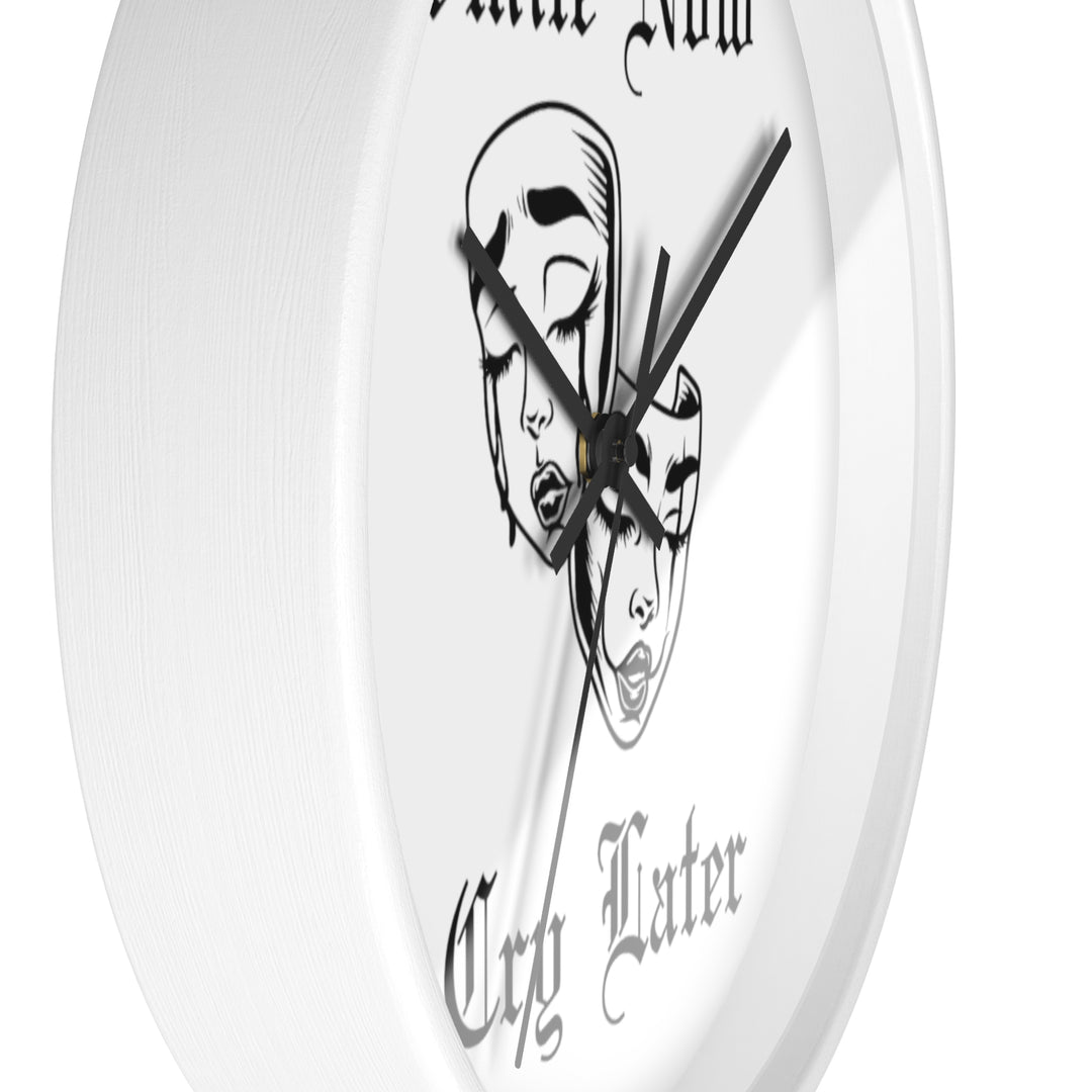 Smile Now Cry Later Wall Clock