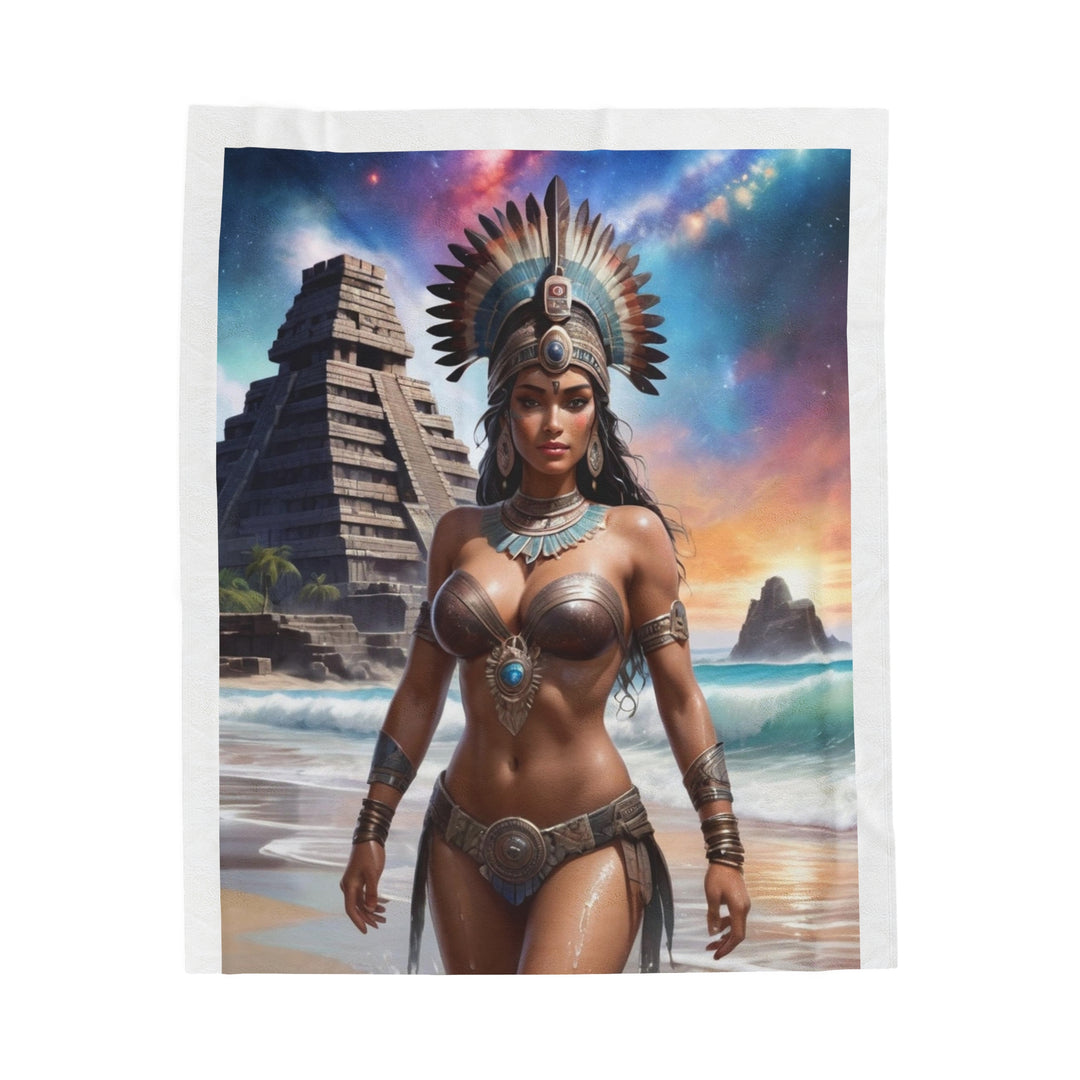 Aztec Princess Fantasy Blanket