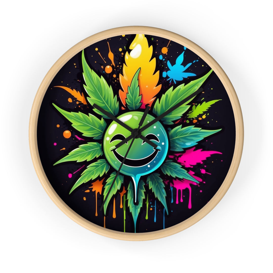 Budlicious Cannabis Wall Clock