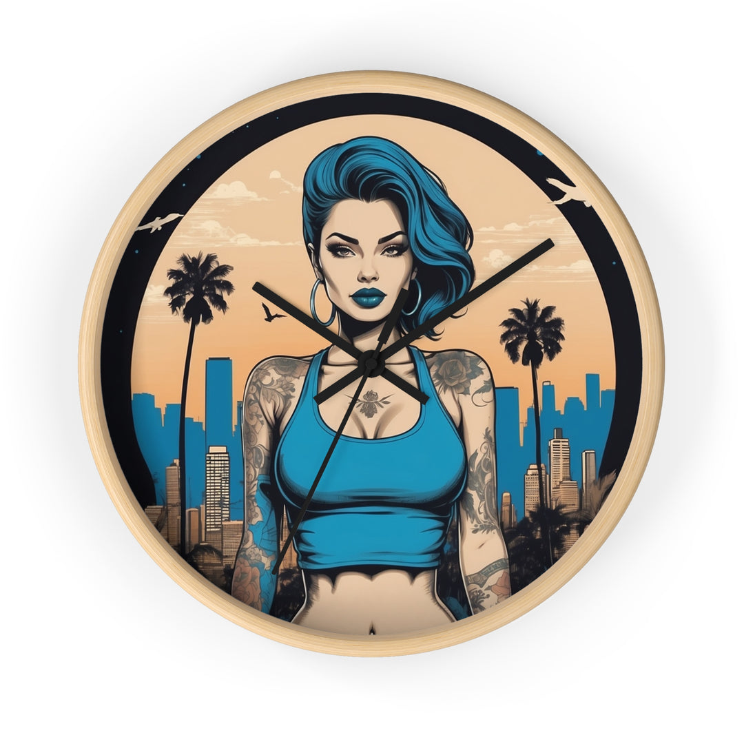 Chicana Minimalist Wall Clock