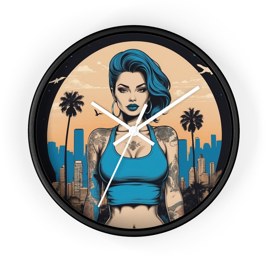 Chicana Minimalist Wall Clock