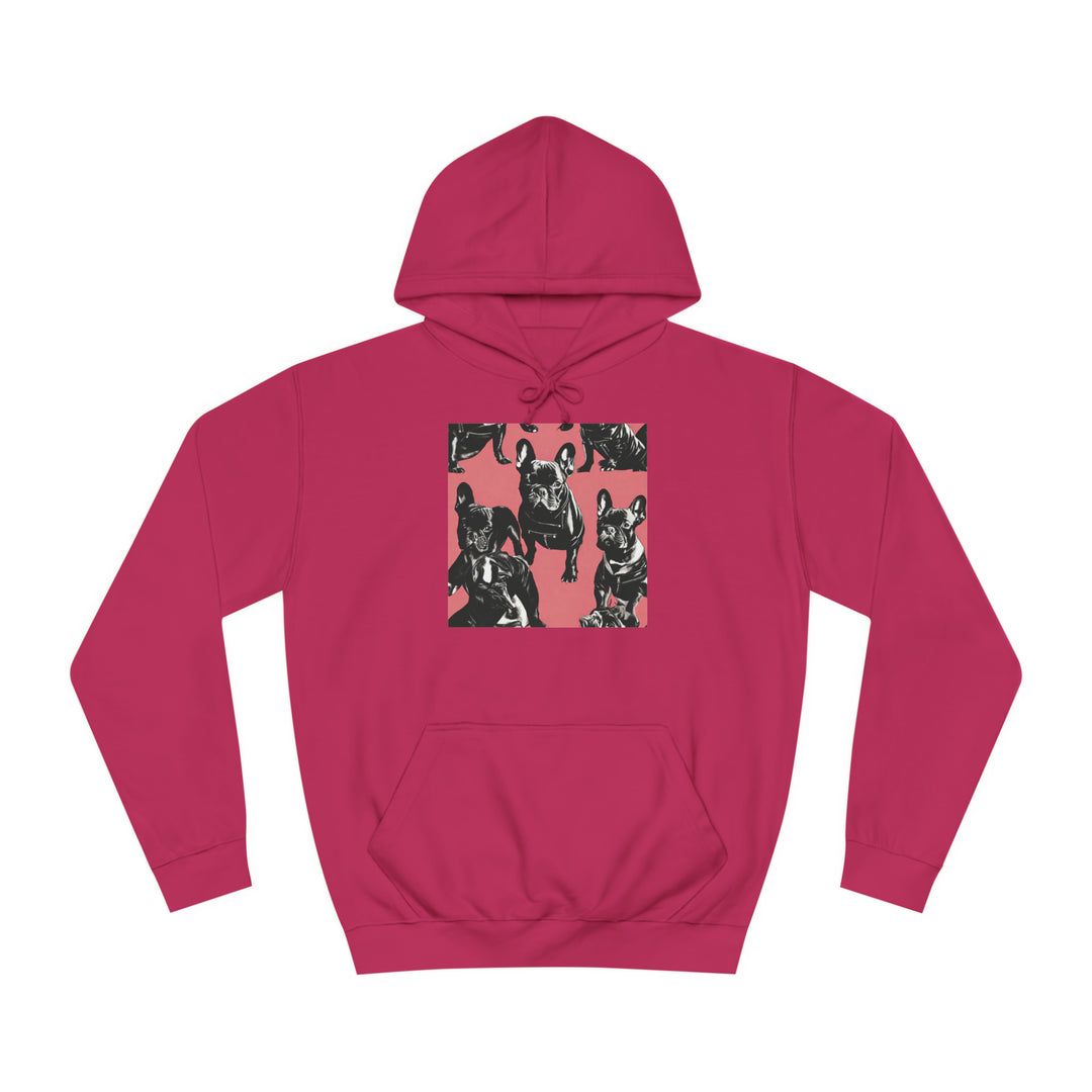 French Bulldog Warhol College Hoodie