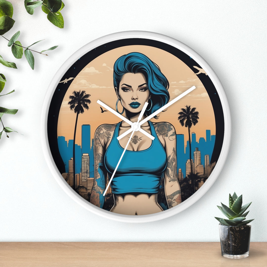 Chicana Minimalist Wall Clock