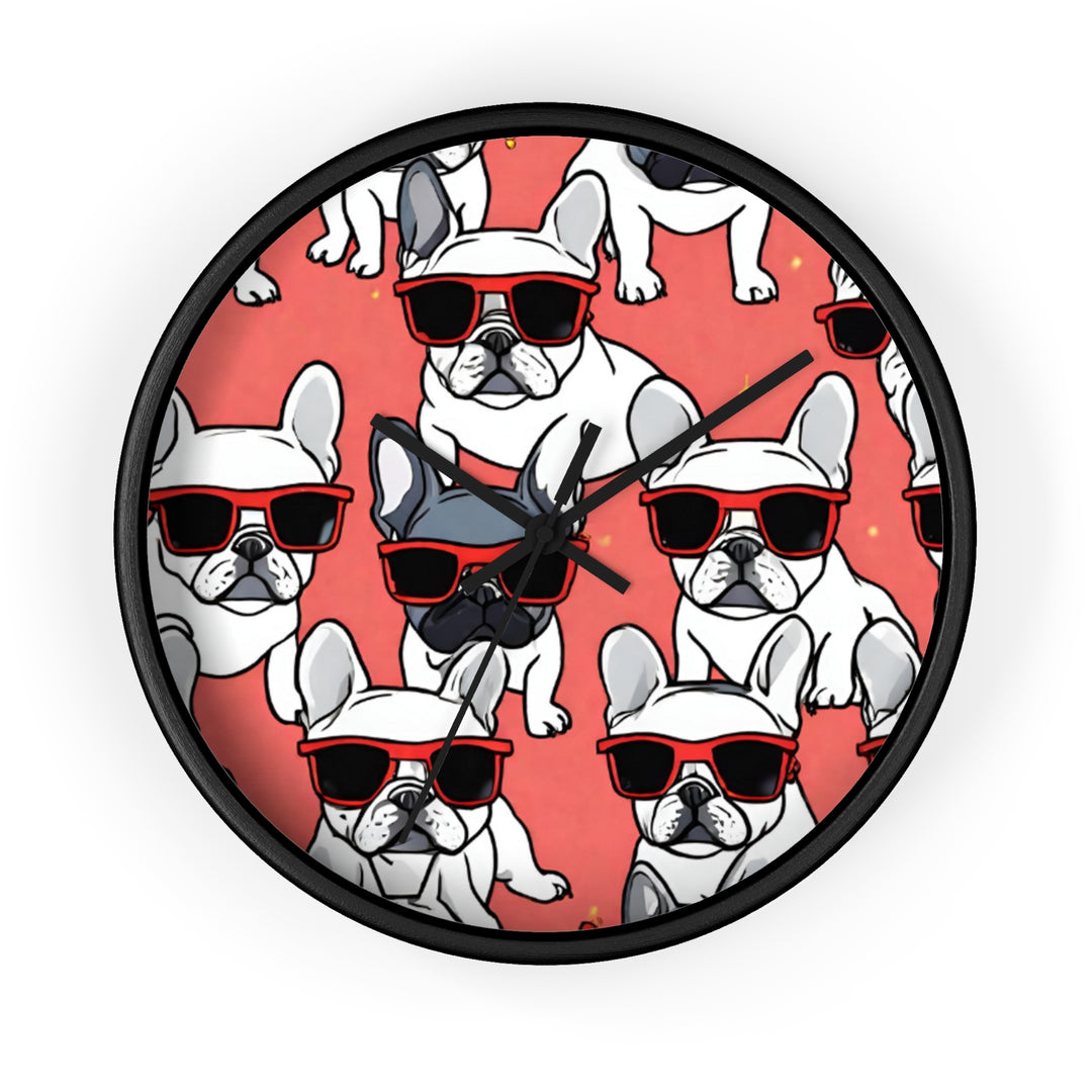 Frenchie Warhol Wall Clock