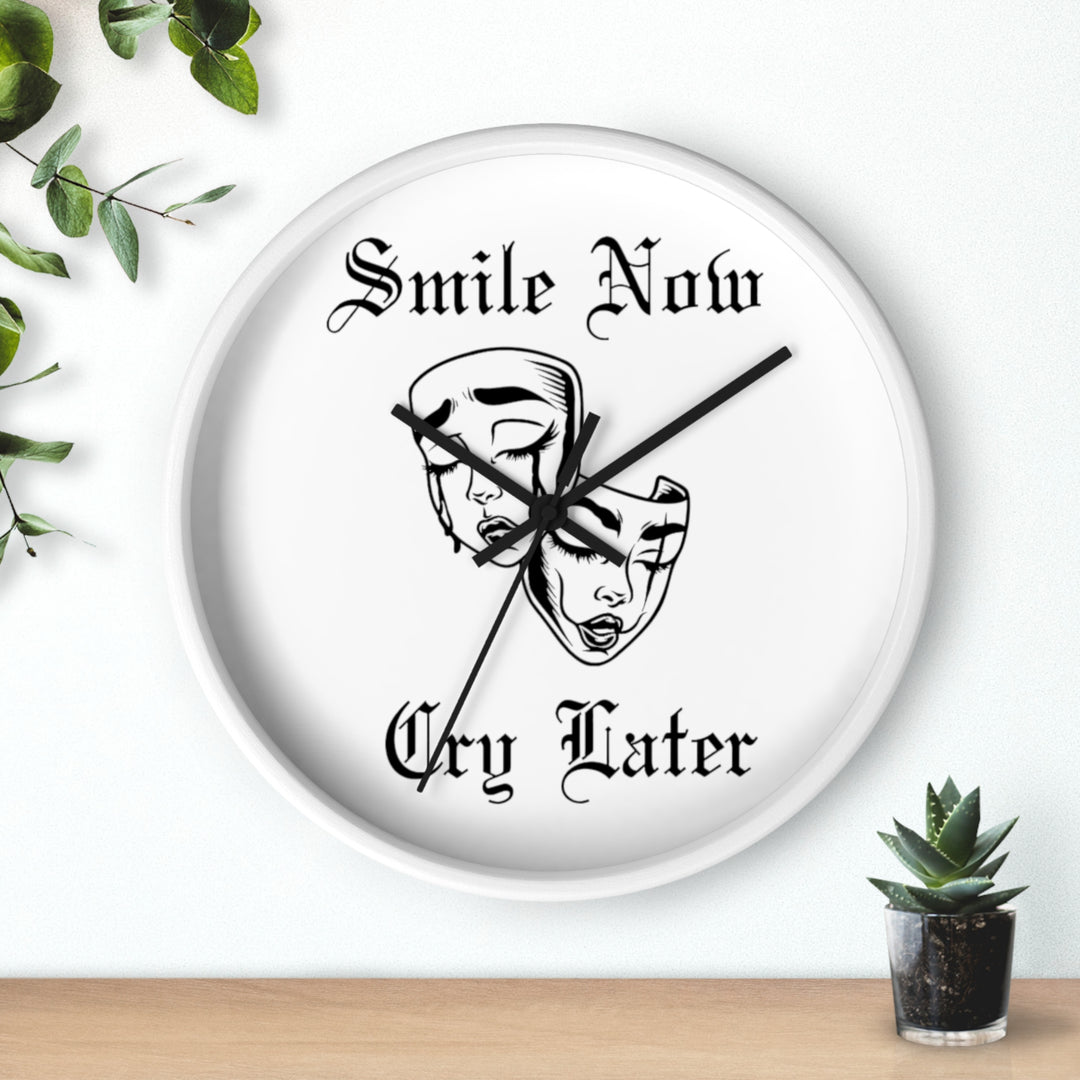 Smile Now Cry Later Wall Clock