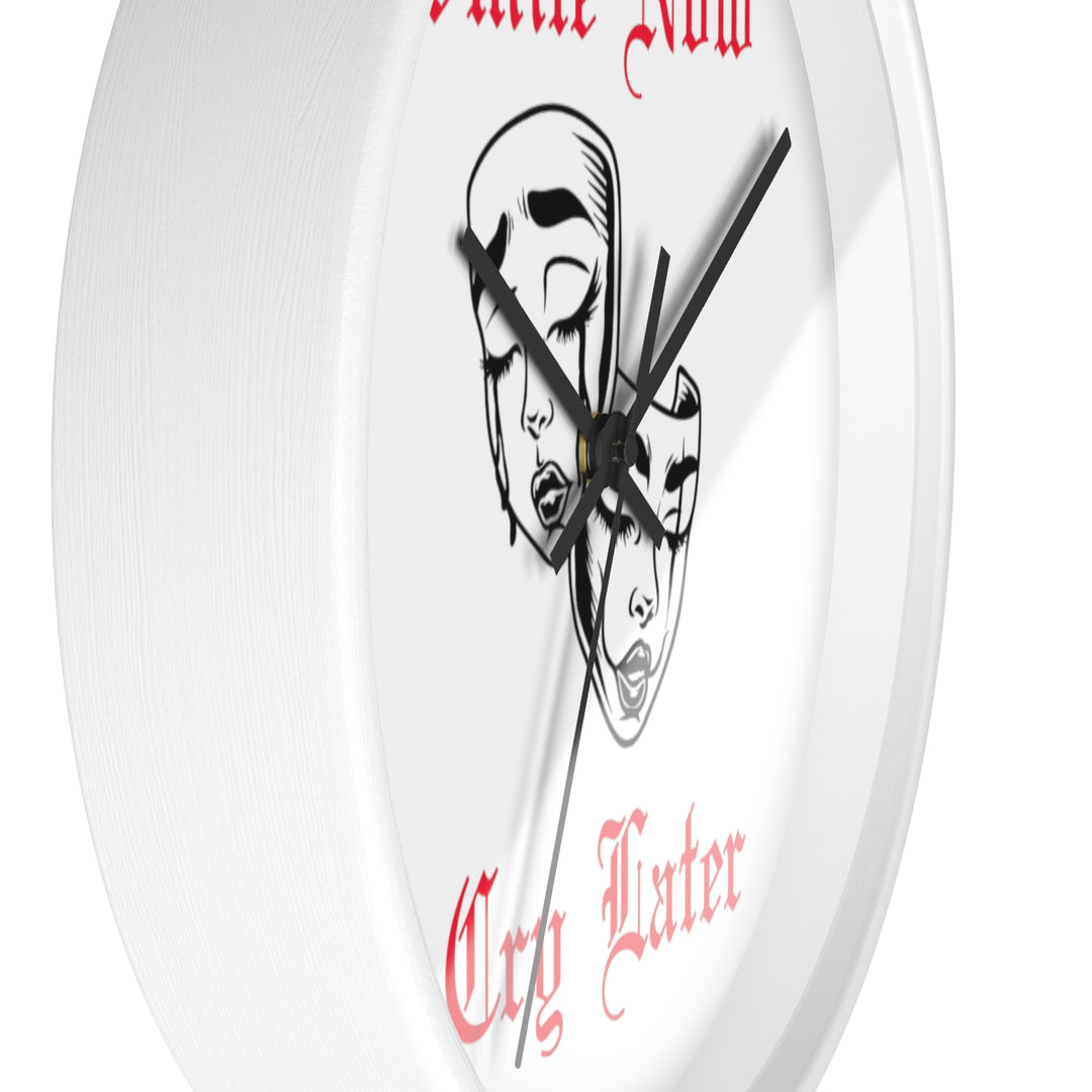 Smile Now Cry Later Wall Clock