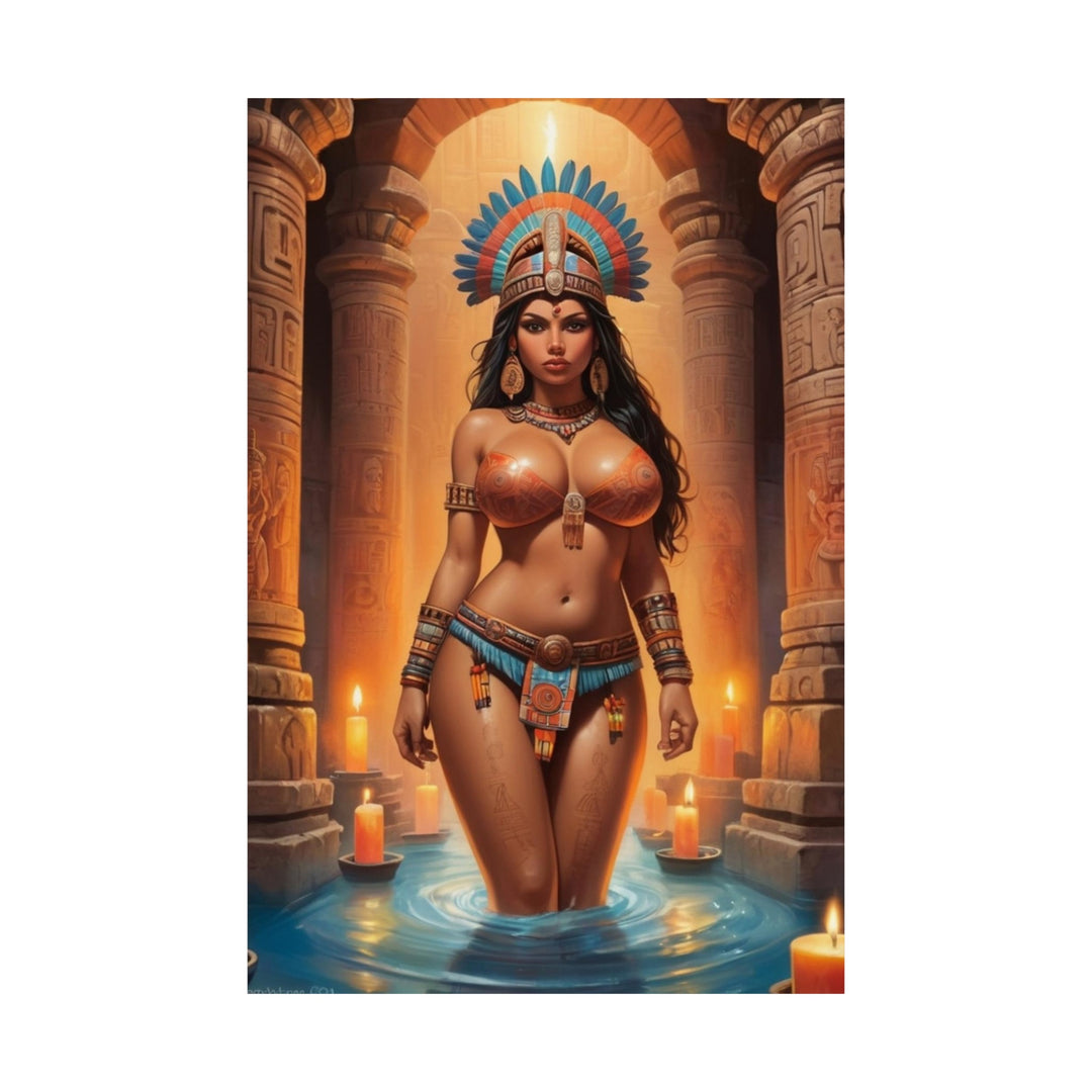 Aztec Warrior Princess Poster/Hubby/Brother/Boyfriend Gift