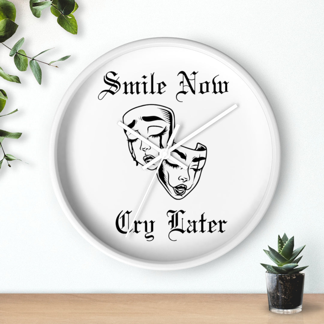 Smile Now Cry Later Wall Clock