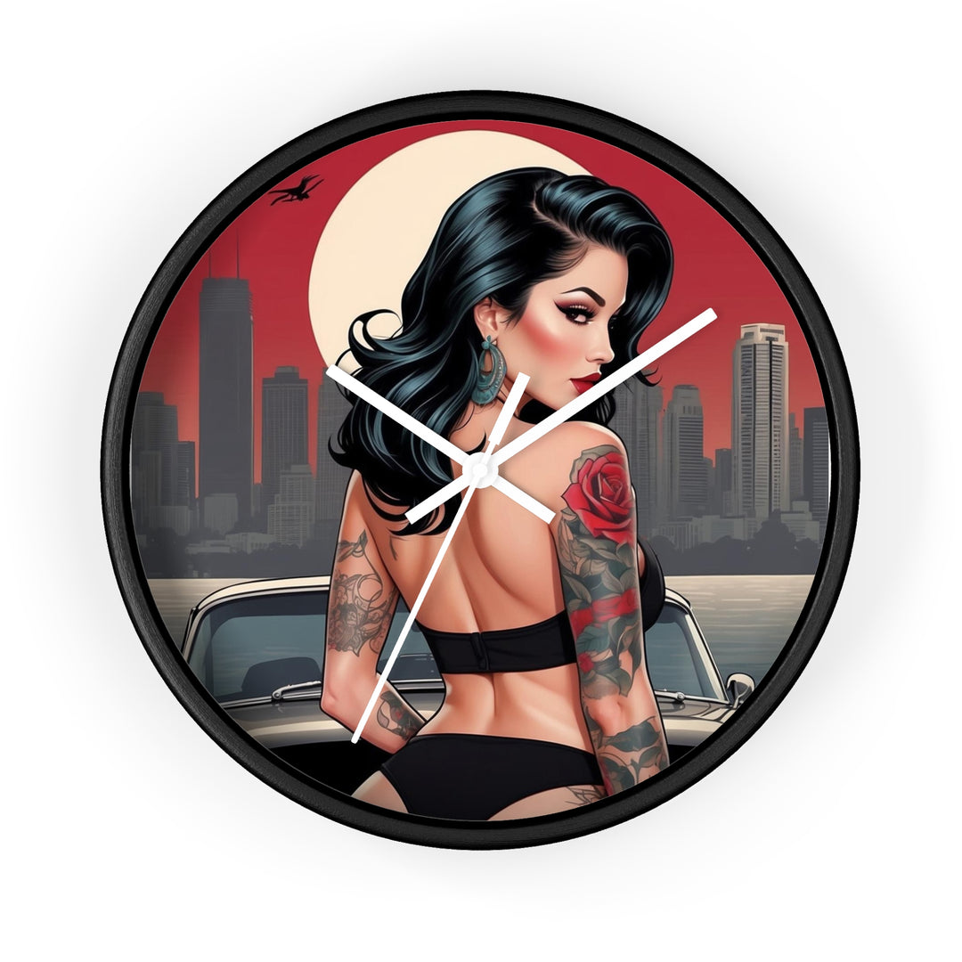 Chicana Wall Clock