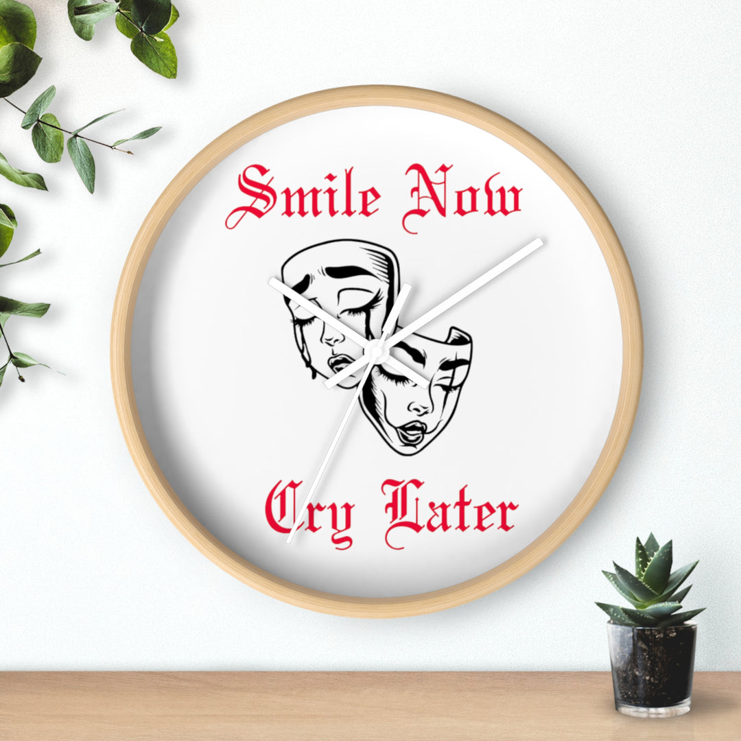 Smile Now Cry Later Wall Clock