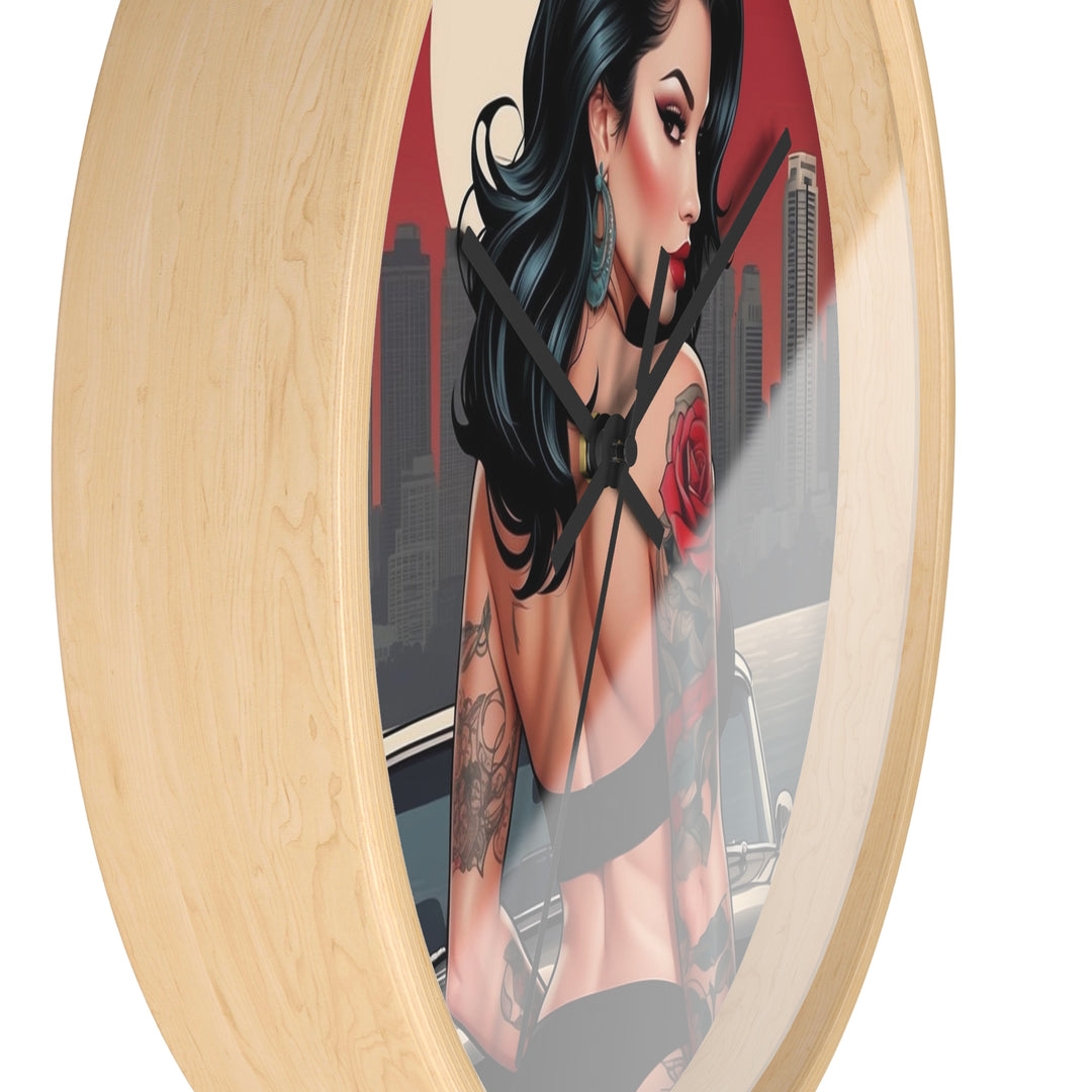 Chicana Wall Clock