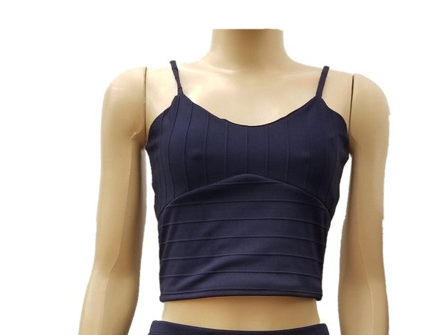 JUNIOR'S BANDAGE CROP TOP