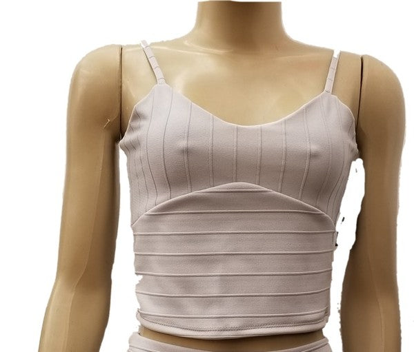 JUNIOR'S BANDAGE CROP TOP