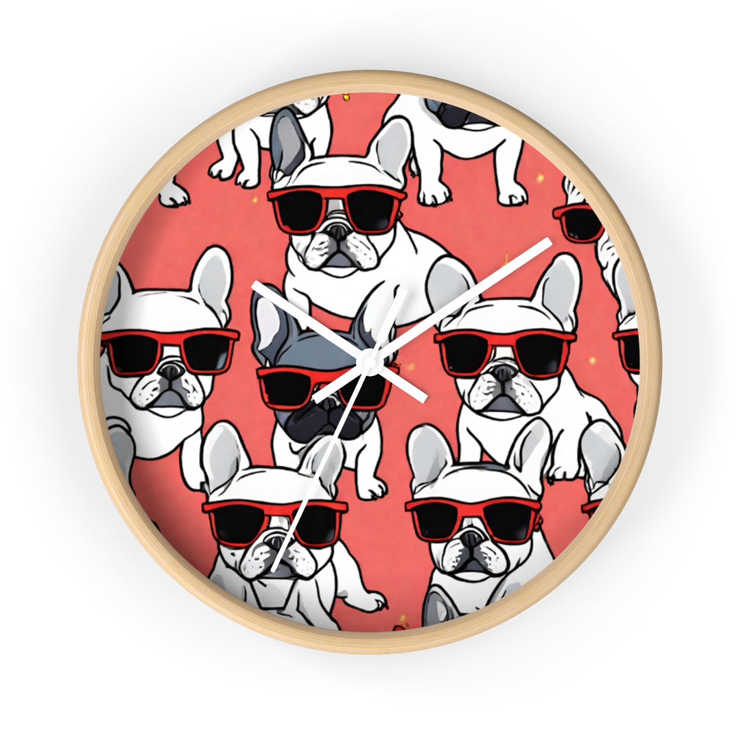 Frenchie Warhol Wall Clock