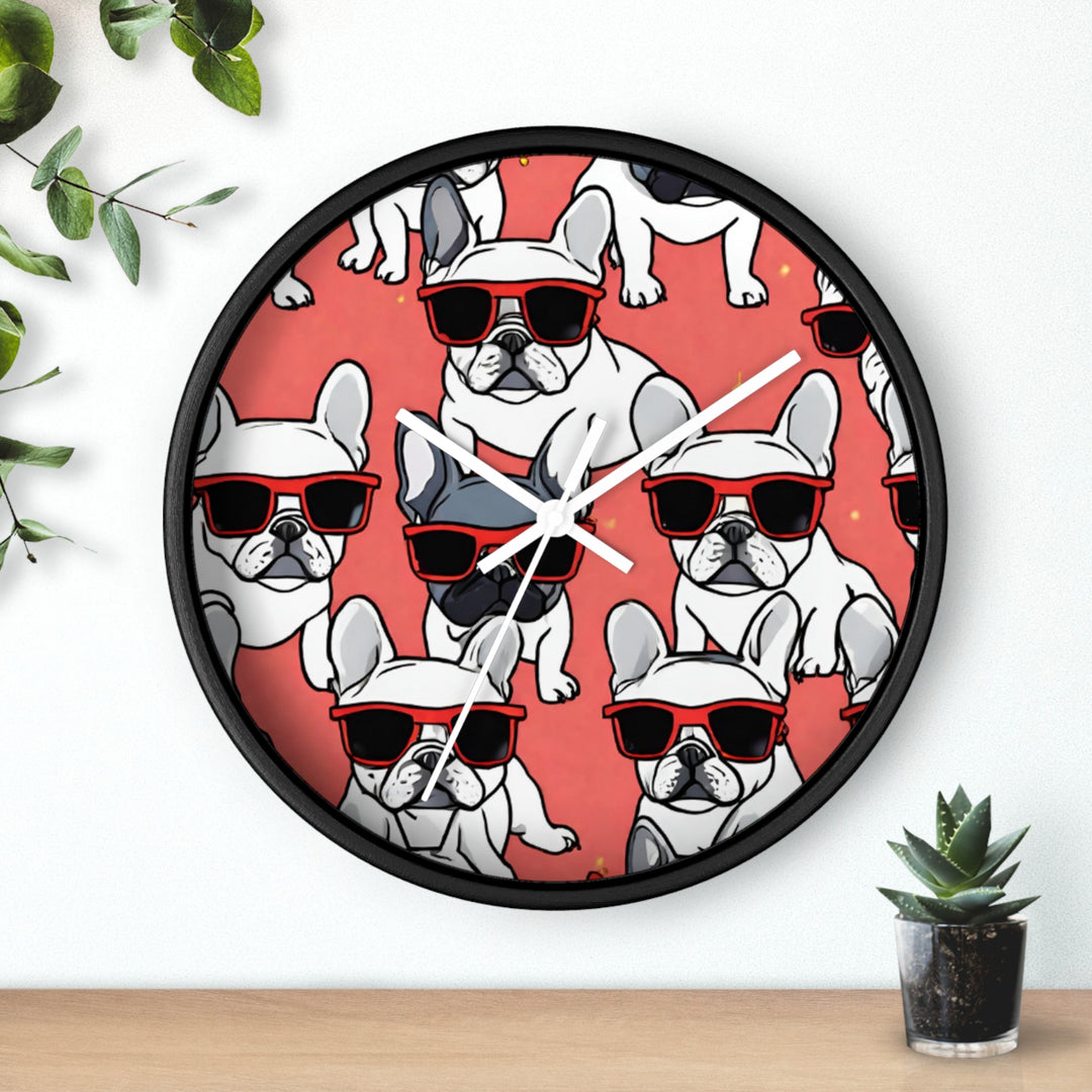 Frenchie Warhol Wall Clock