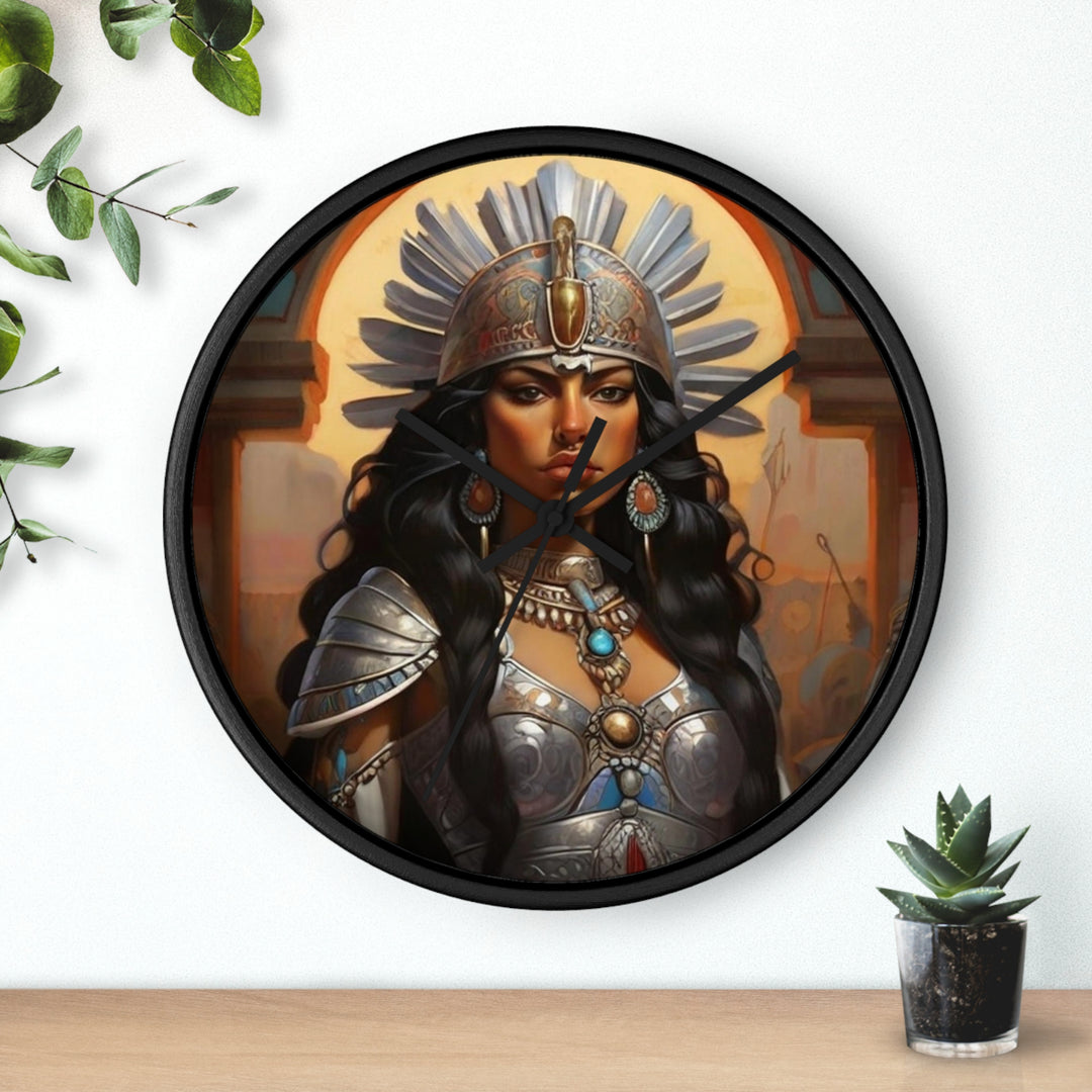 Aztec Princess Wall Clock