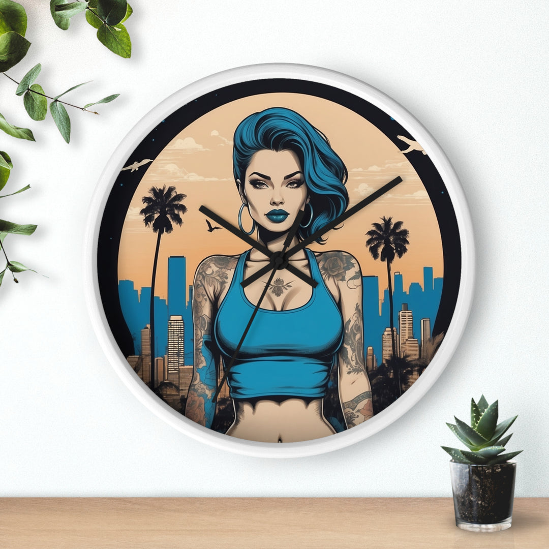 Chicana Minimalist Wall Clock