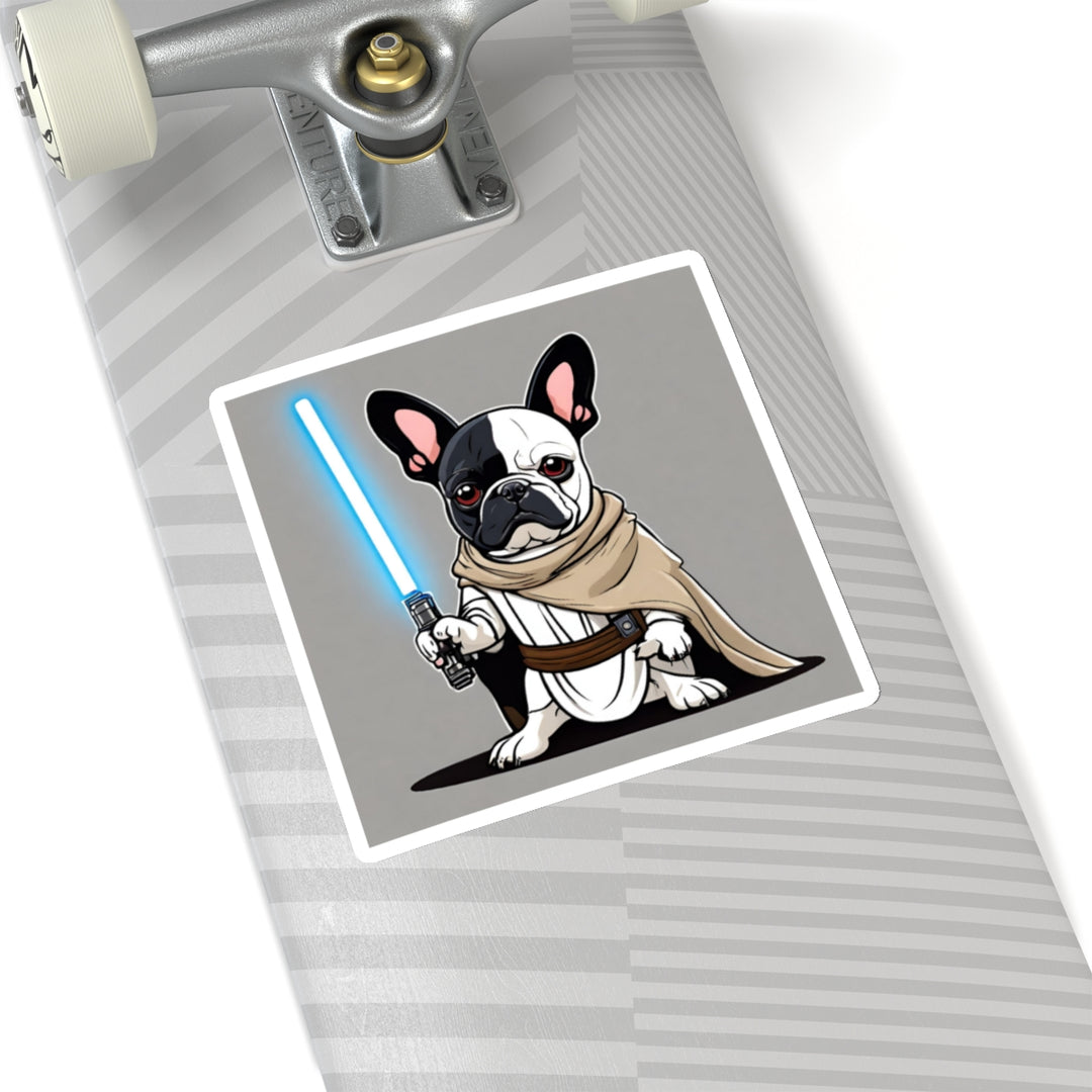 French Bulldog Jedi Knight Kiss-Cut Stickers