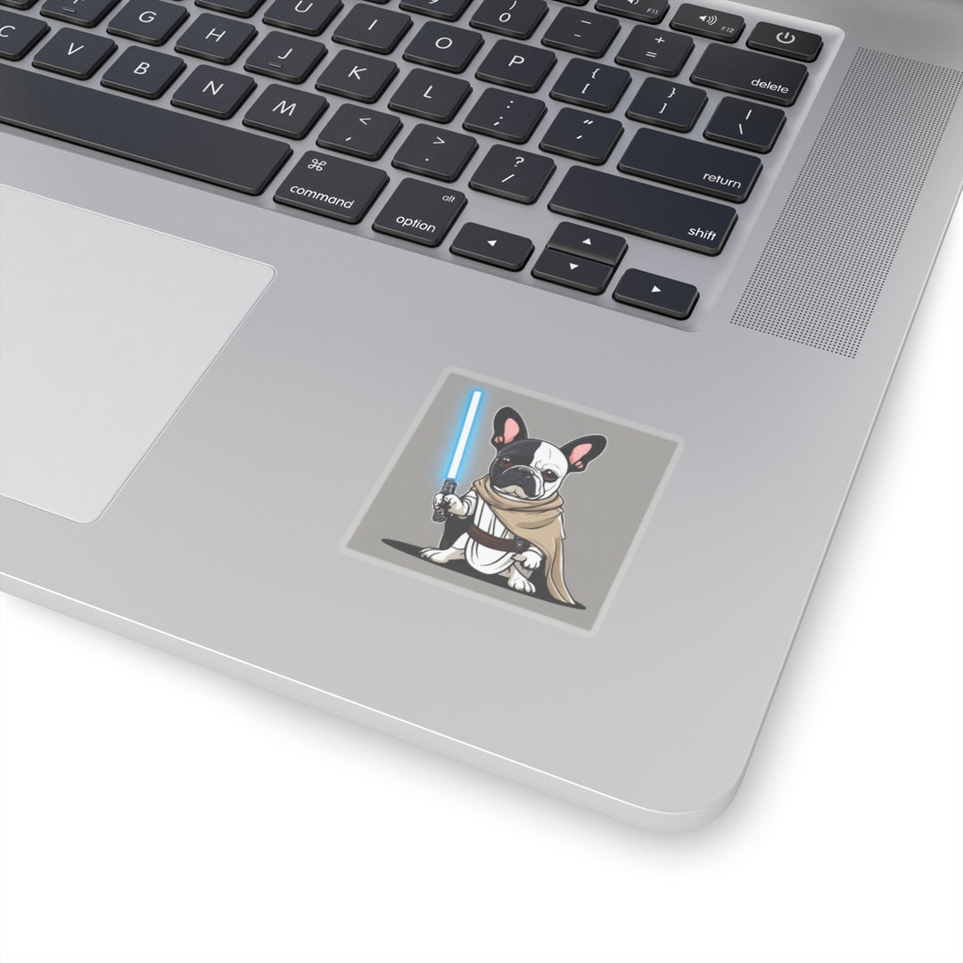 French Bulldog Jedi Knight Kiss-Cut Stickers