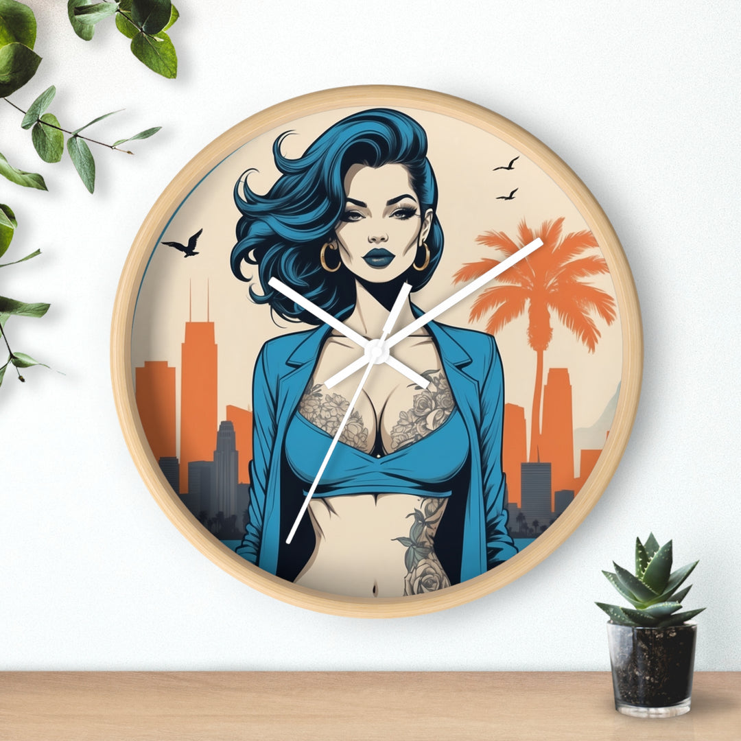 Chicana Wall Clock