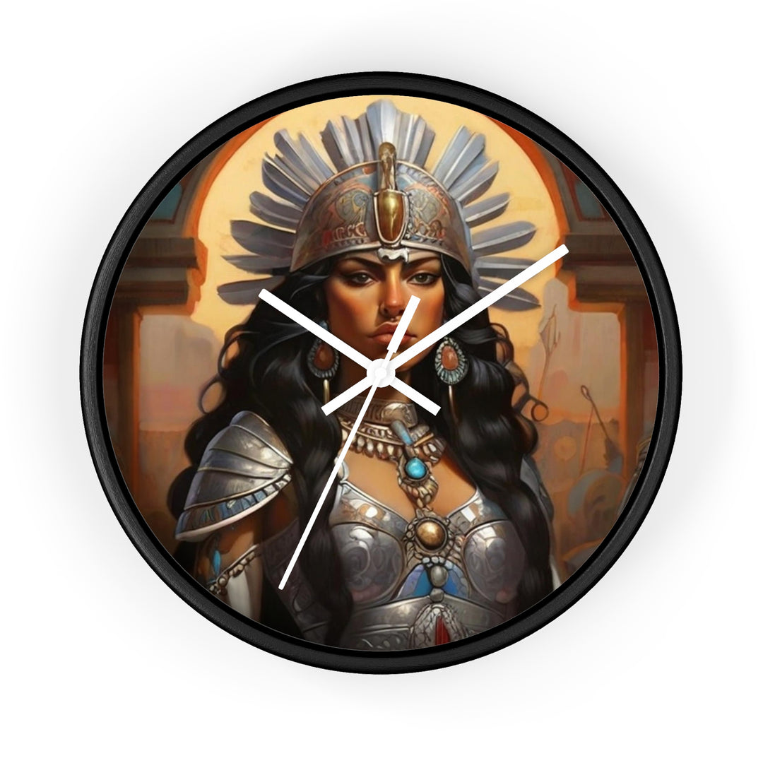 Aztec Princess Wall Clock