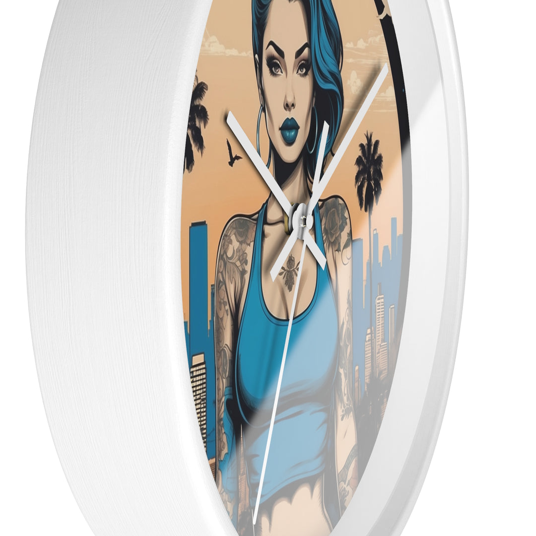 Chicana Minimalist Wall Clock