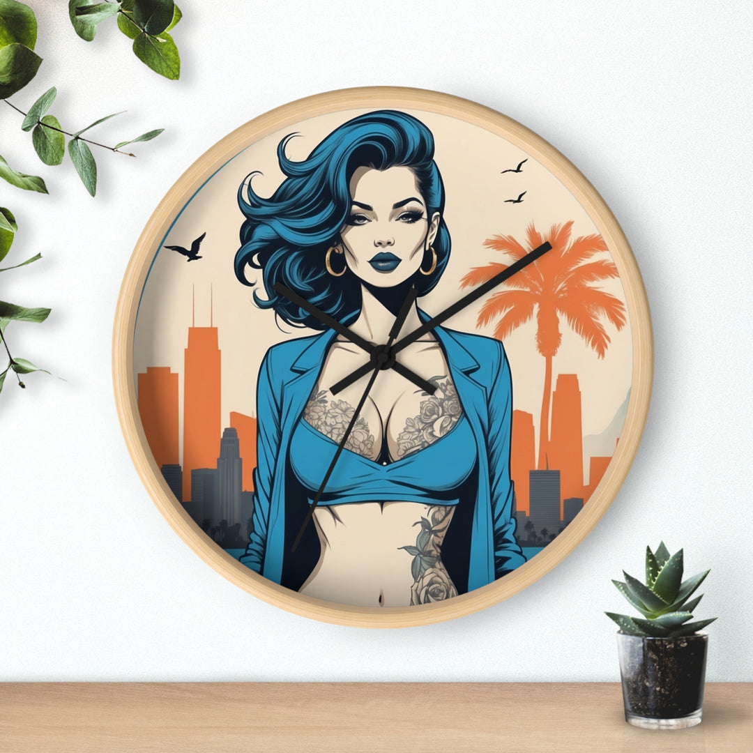 Chicana Wall Clock