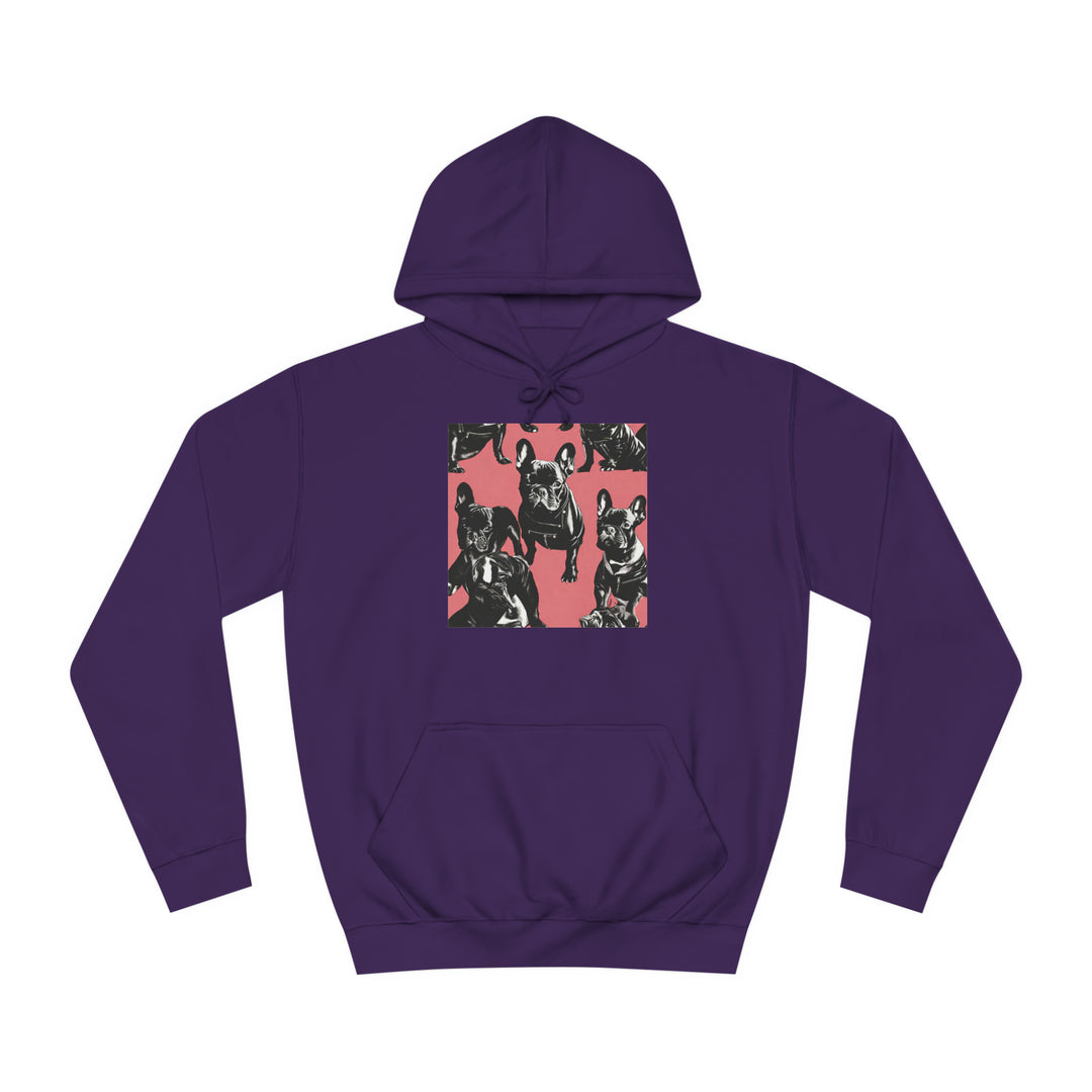 French Bulldog Warhol College Hoodie