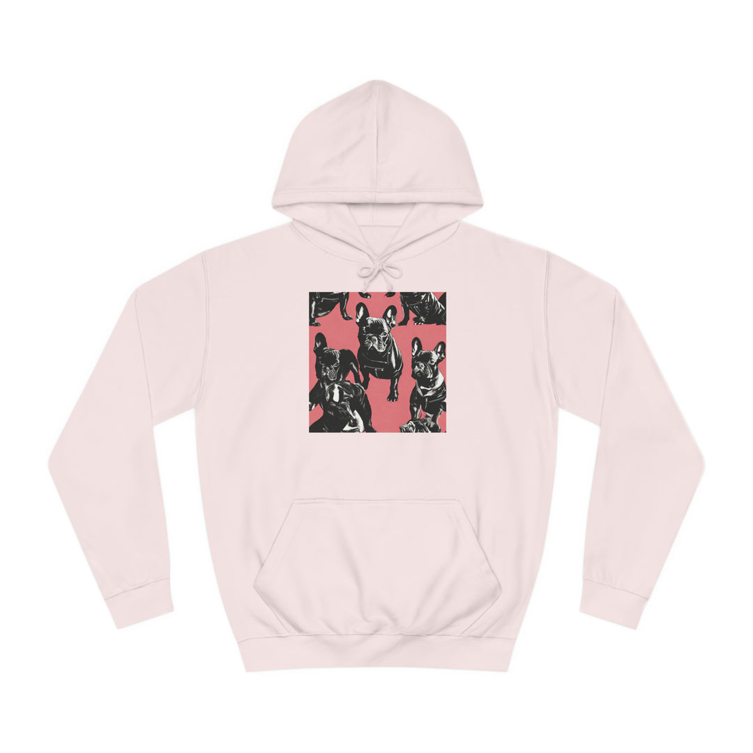 French Bulldog Warhol College Hoodie