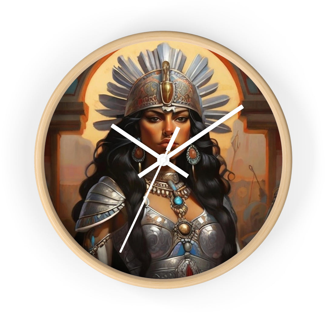 Aztec Princess Wall Clock