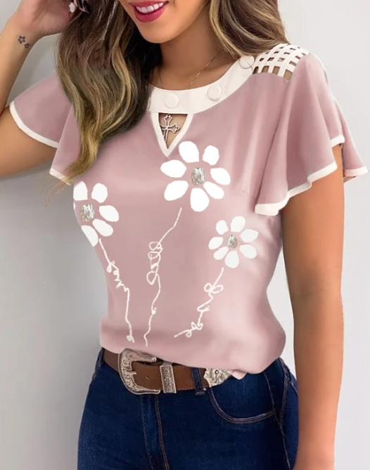 Very beautiful elegant summer blouse