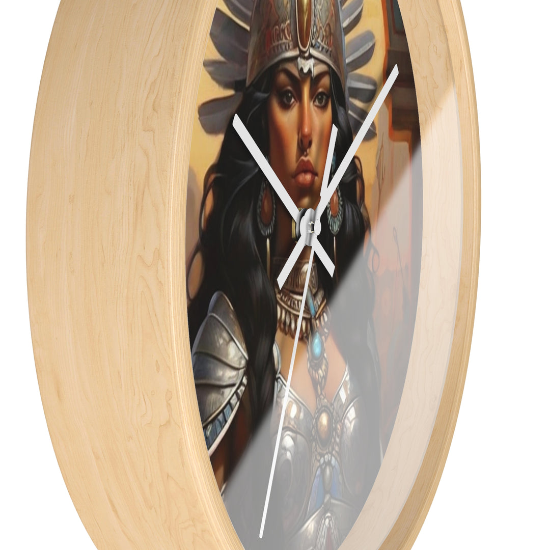 Aztec Princess Wall Clock