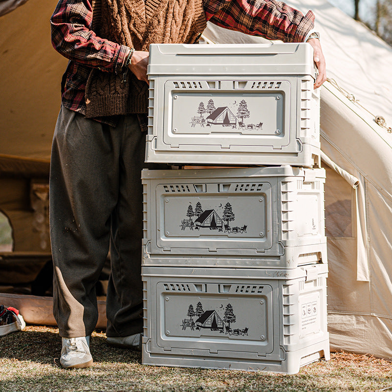 Camping Storage Box Portable Folding Storage Box