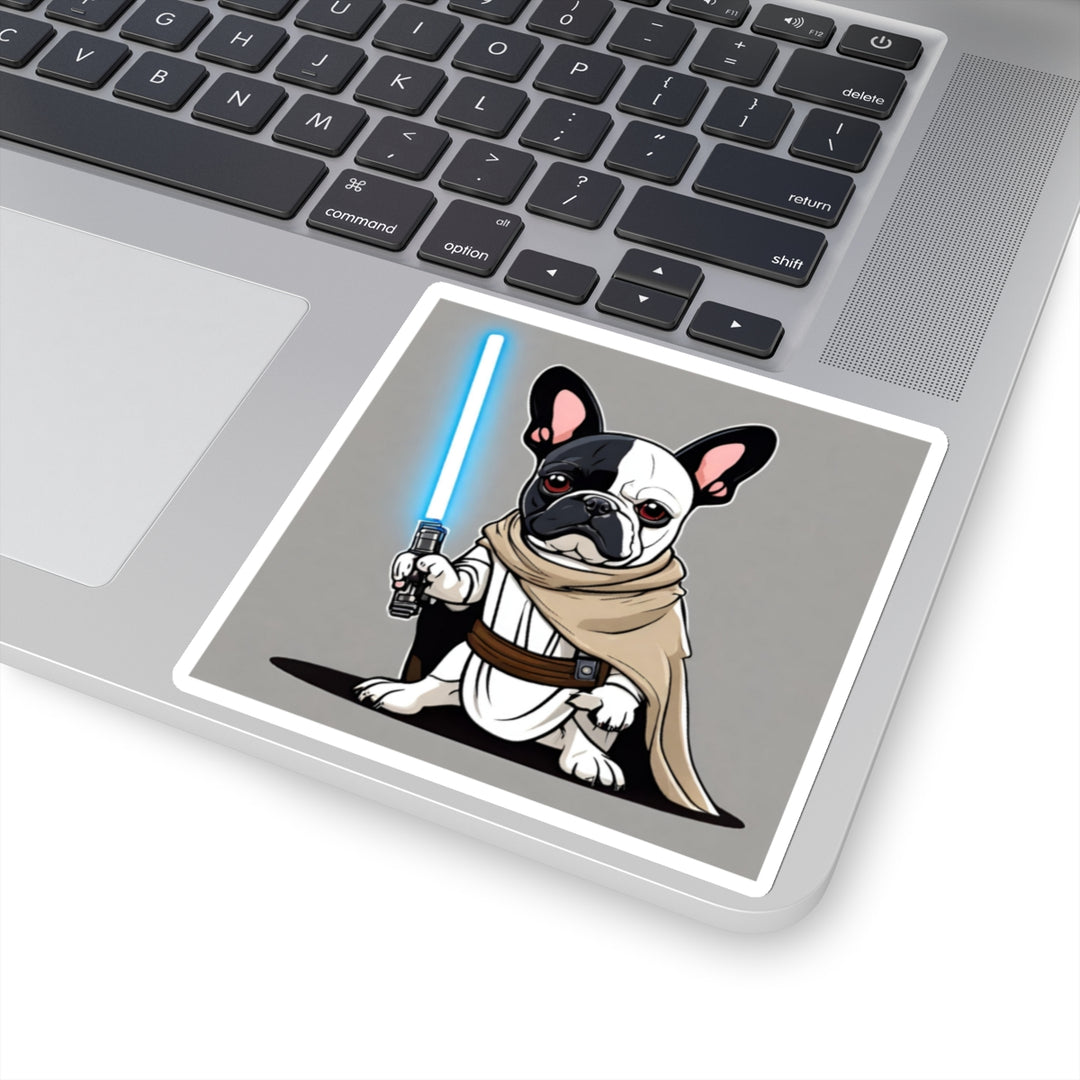 French Bulldog Jedi Knight Kiss-Cut Stickers