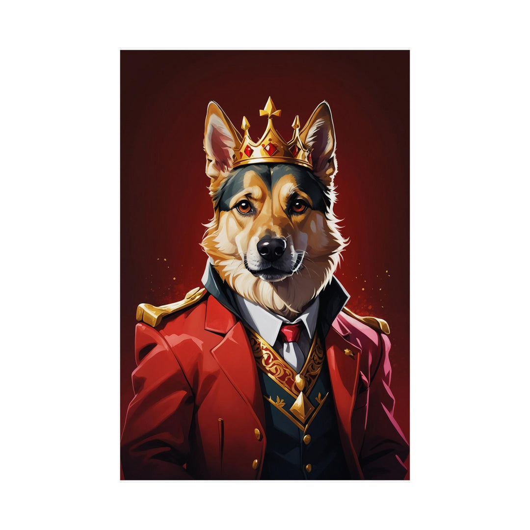 German Shepard Matte Vertical Posters