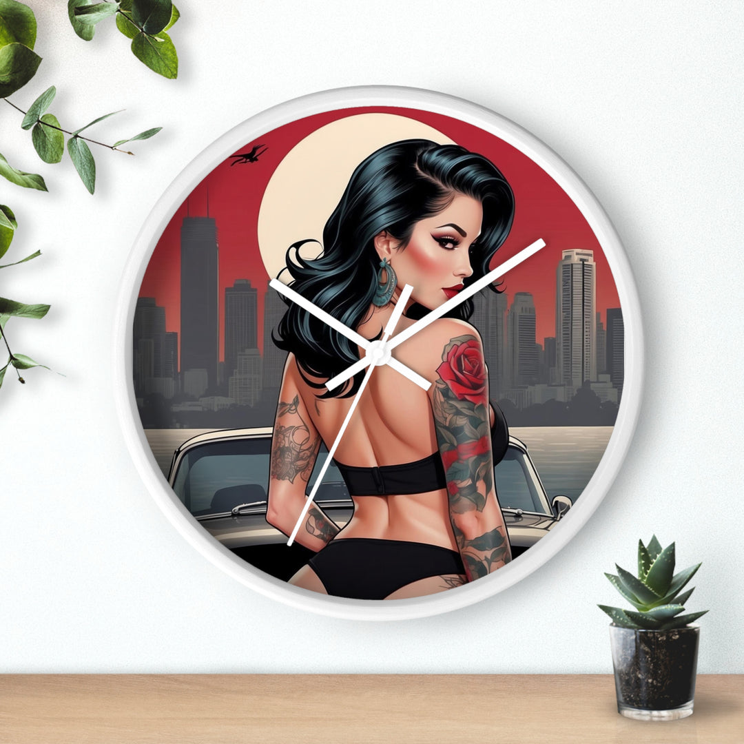 Chicana Wall Clock