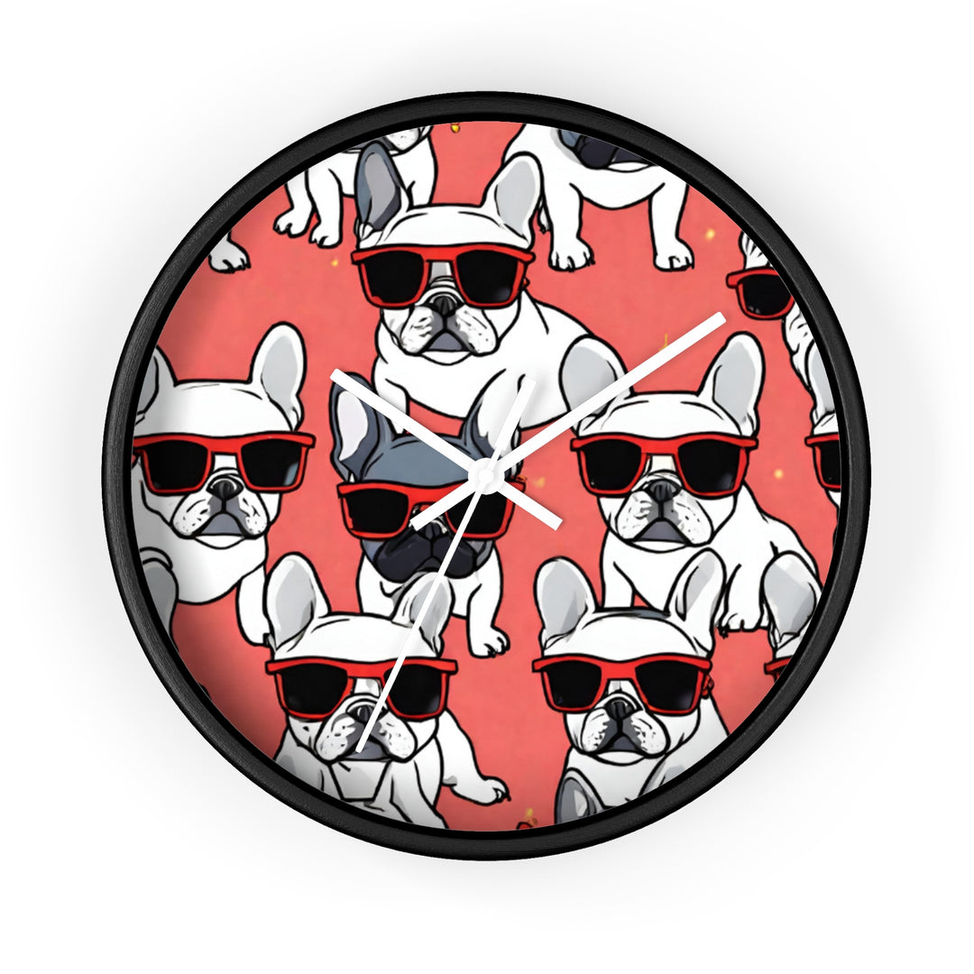 Frenchie Warhol Wall Clock