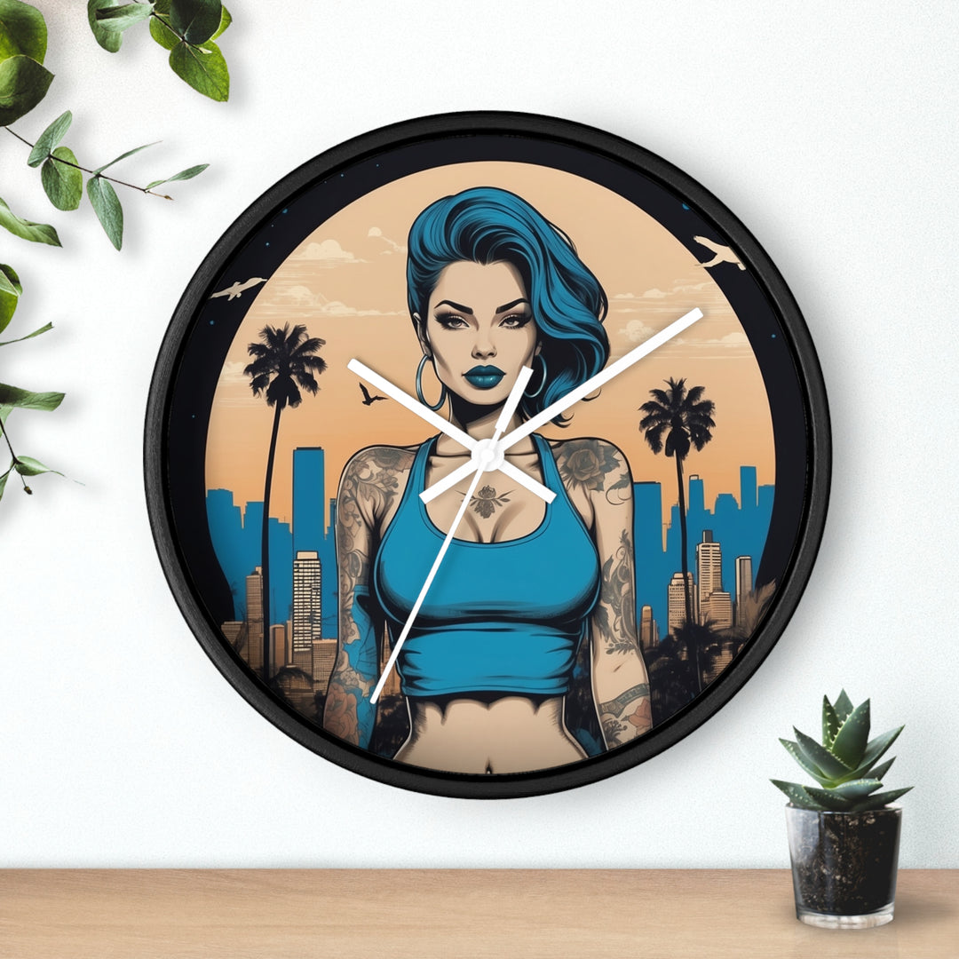 Chicana Minimalist Wall Clock