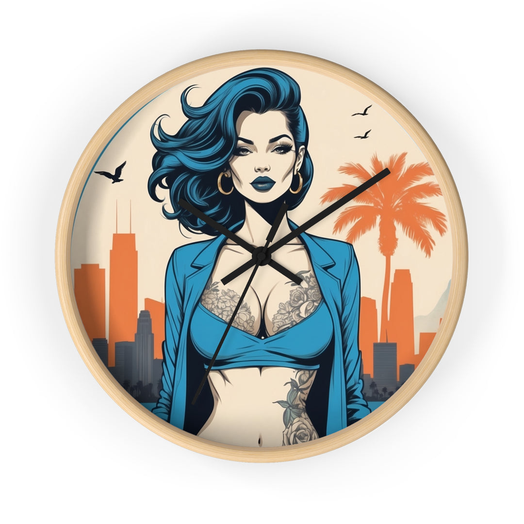 Chicana Wall Clock