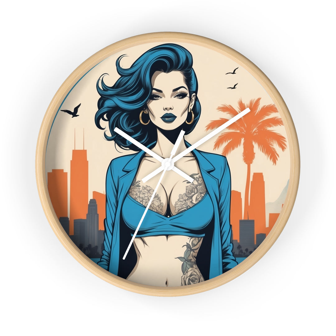 Chicana Wall Clock