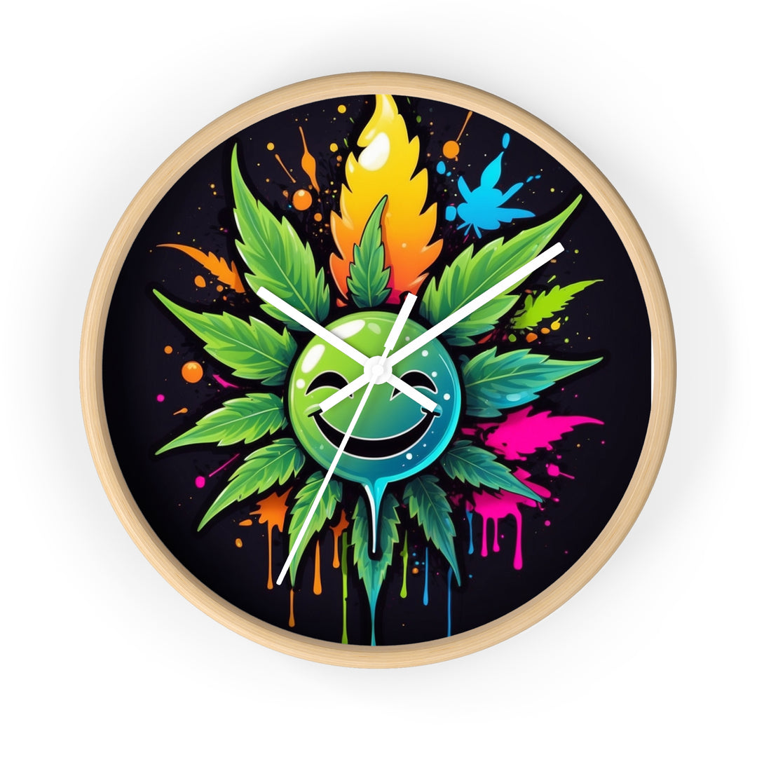 Budlicious Cannabis Wall Clock