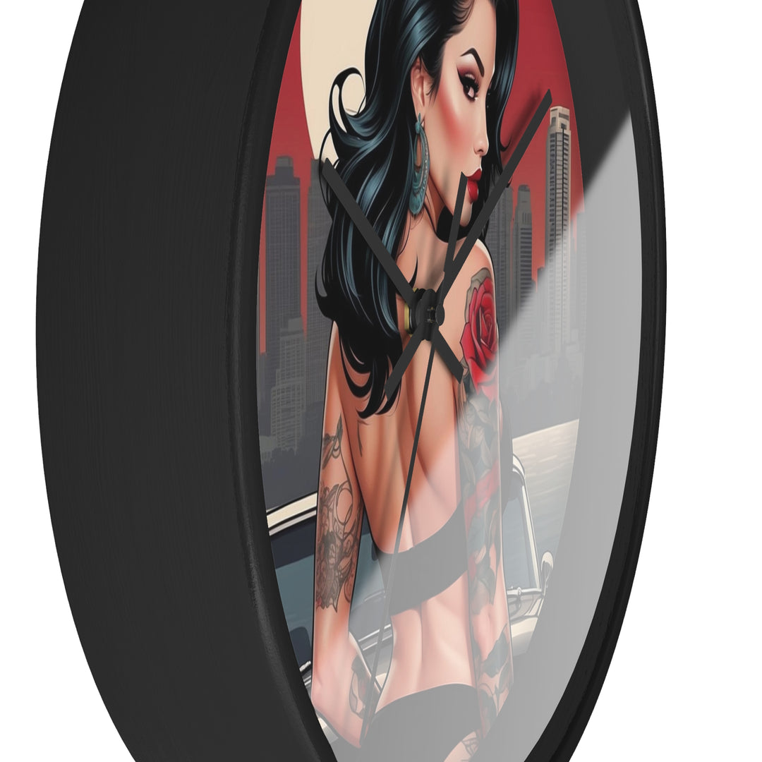 Chicana Wall Clock