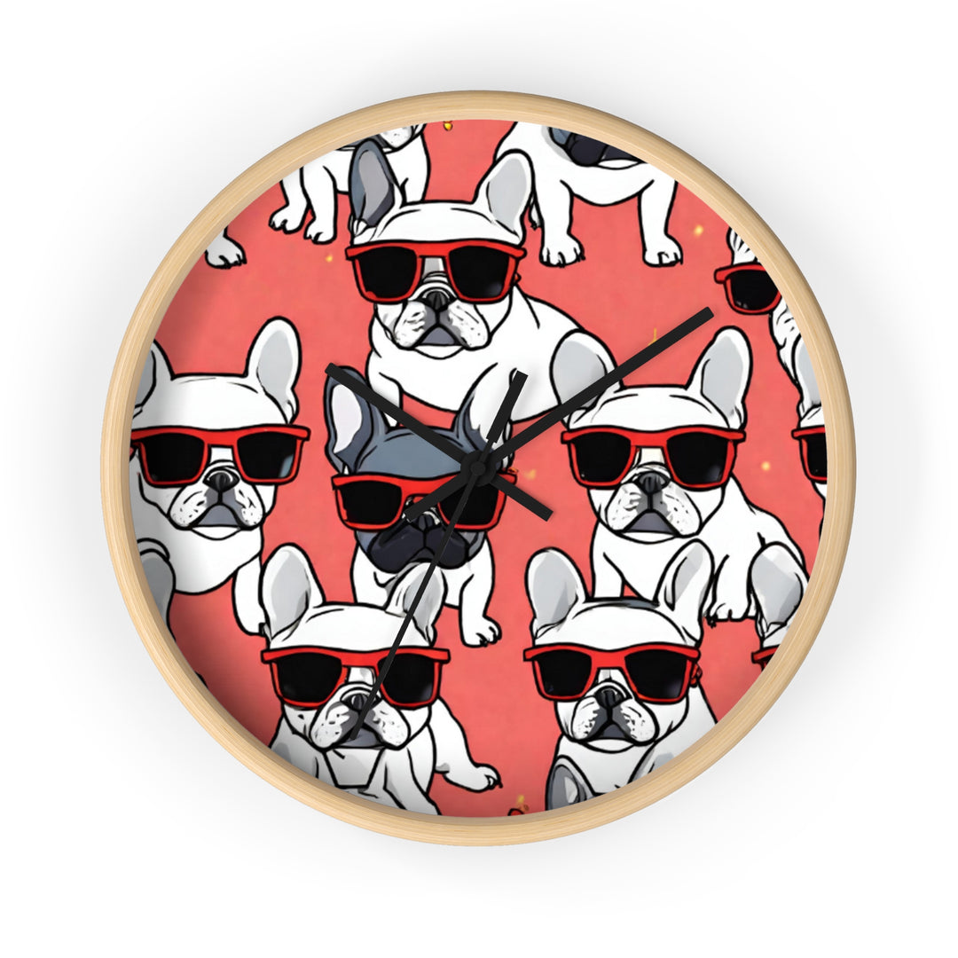 Frenchie Warhol Wall Clock