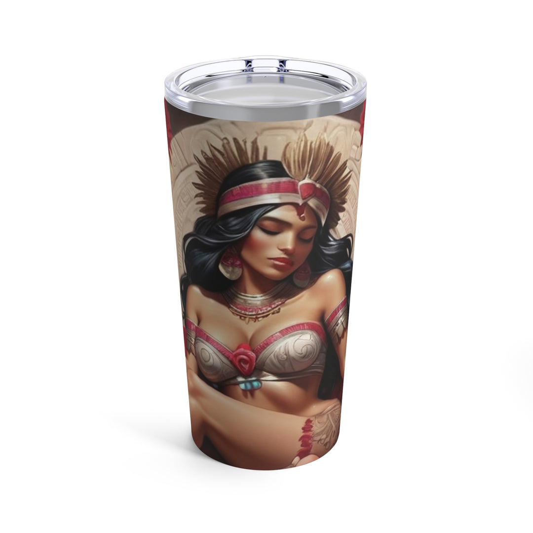 Sleeping Aztec Princess Tumbler 20oz