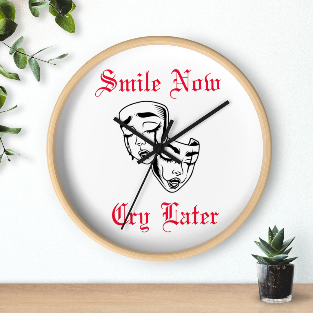 Smile Now Cry Later Wall Clock